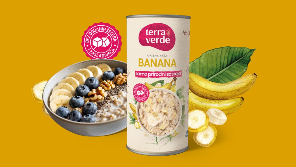 Terra Verde ovsena kaša Banana