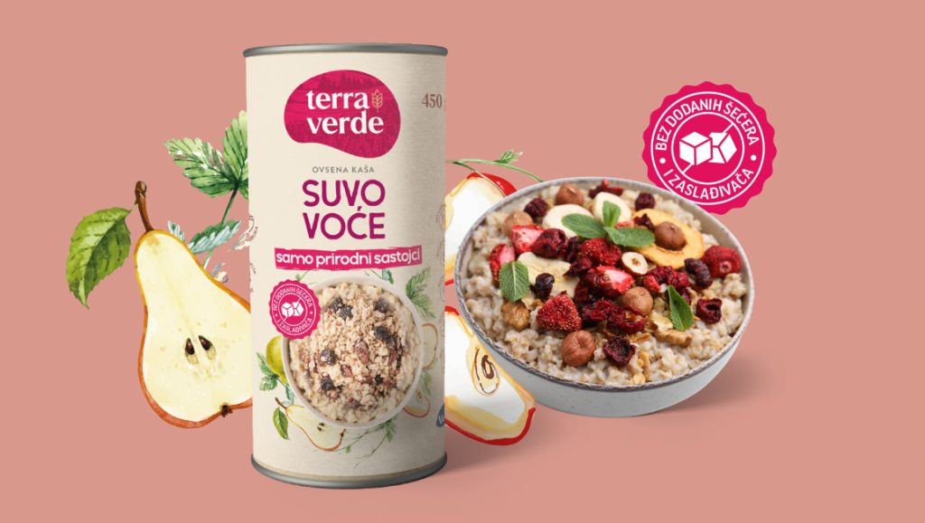 Terra Verde ovsena kaša Suvo voće
