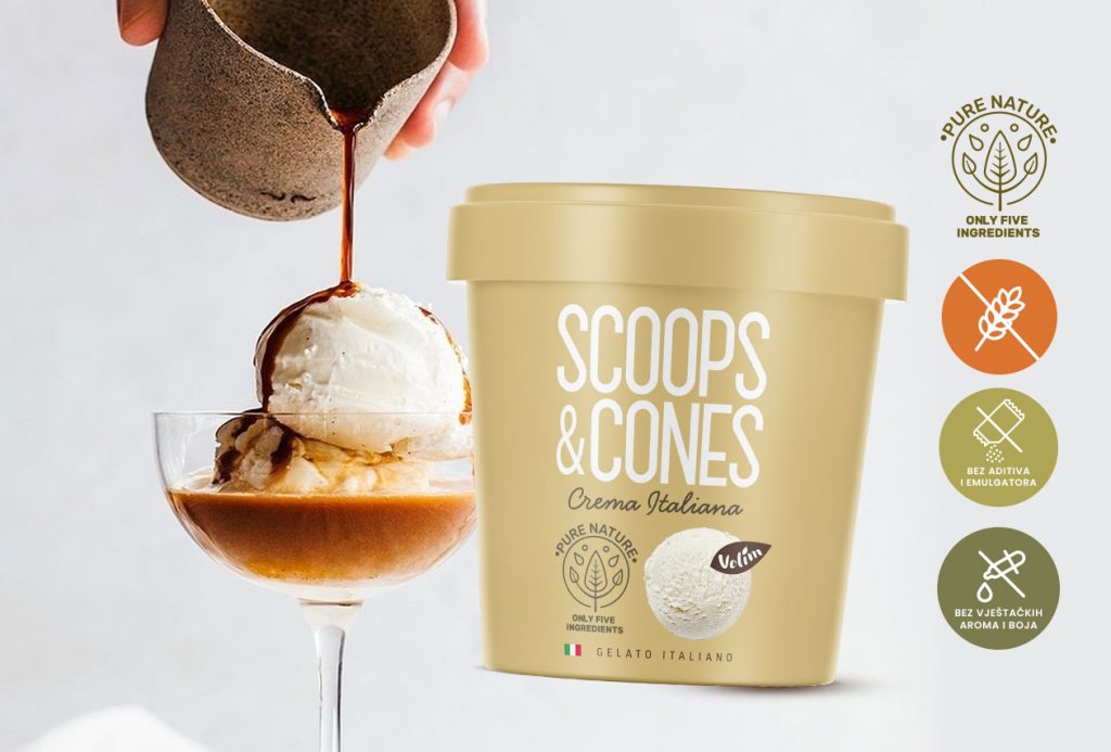 Scoops&Cones Crema Italiana sladoled i affogato